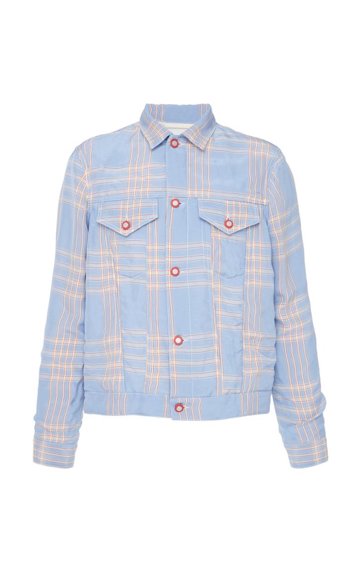 Marni Plaid Button Up Jacket