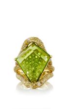 Paolo Costagli Valentina Kite Shape Peridot And Diamond Ring