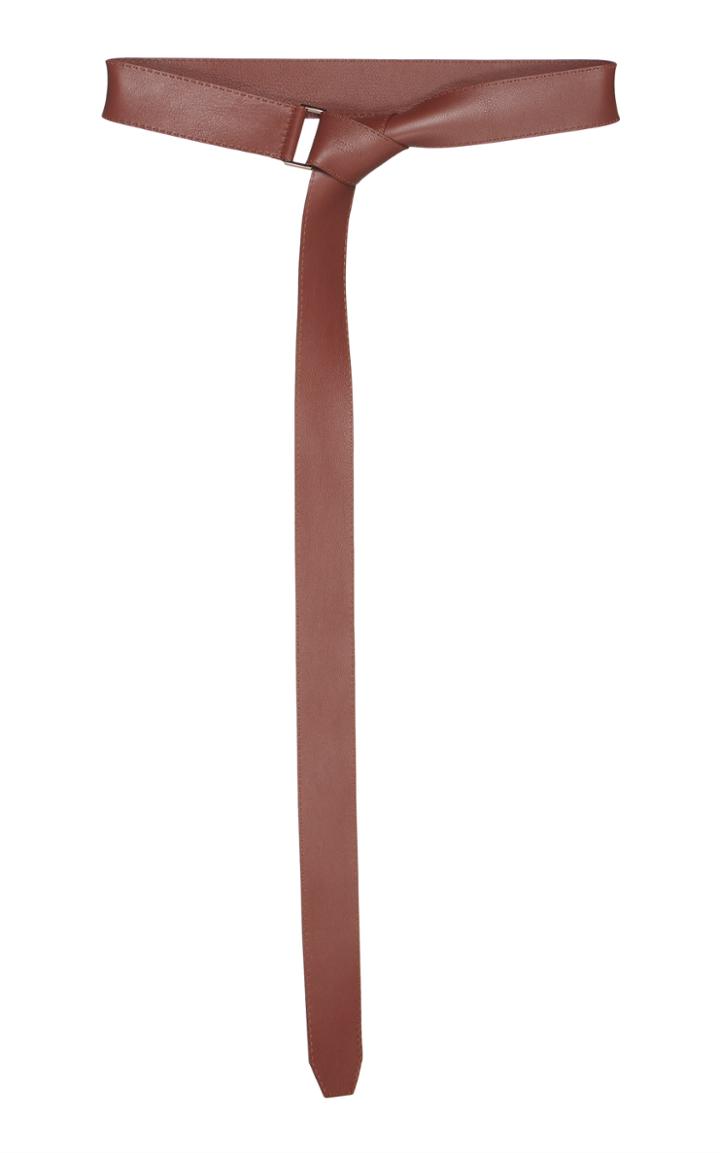 Agnona Looped Leather Belt