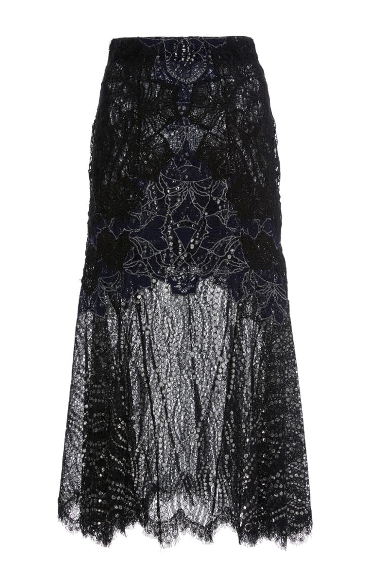 Jonathan Simkhai Dimensional Lurex Trumpet Skirt