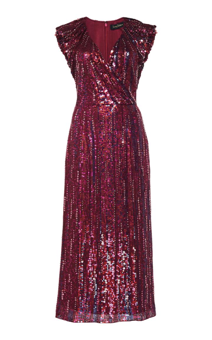 Moda Operandi Jenny Packham Sleeveless Sequined Dress Size: 6