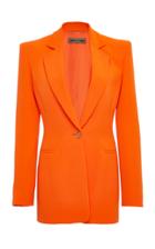 Versace Silk Cady Blazer
