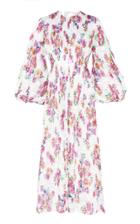 Moda Operandi Huishan Zhang Rose Floral Pilass Lace Maxi Dress Size: 6
