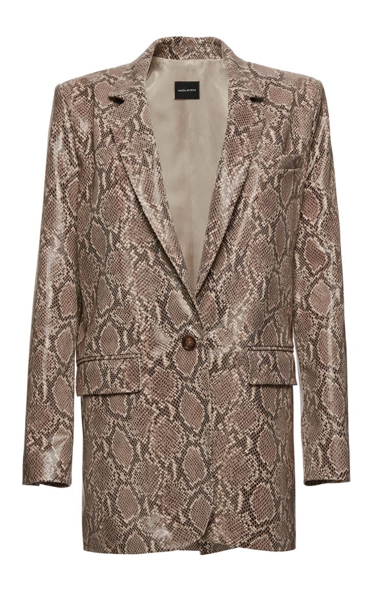 Moda Operandi Magda Butrym Ottawa Snake Print Blazer