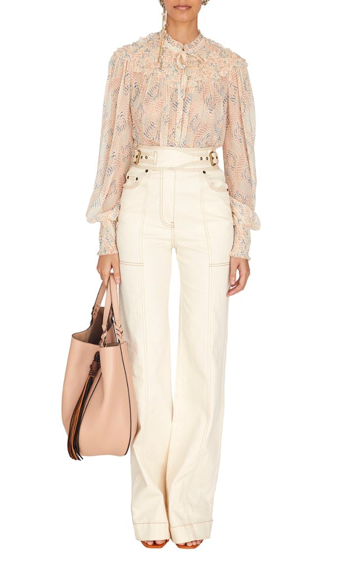 Moda Operandi Ulla Johnson Eloise Silk-chiffon Blouse