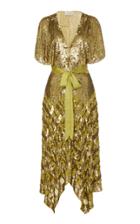 Temperley London Akiko Sequin Embroidered Chiffon Dress