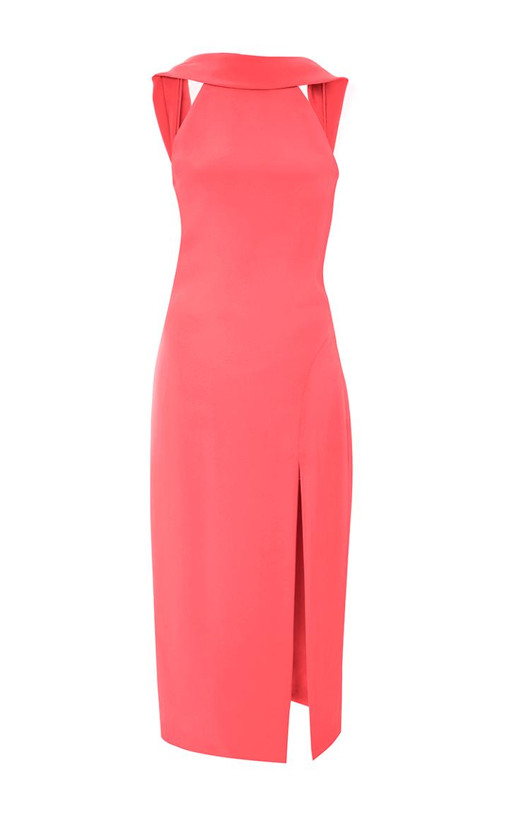 Cushnie Et Ochs Sleeveless Side Slit Cocktail Dress