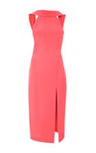 Cushnie Et Ochs Sleeveless Side Slit Cocktail Dress