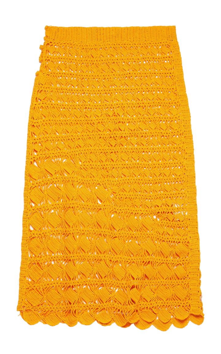Moda Operandi Acne Studios Crochet-knit Pencil Skirt