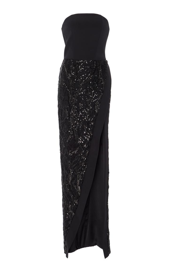 Christian Siriano Strapless Sequin Gown