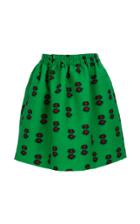 La Doublej Pouf Elastic-waist Full Wool Blend Mini Skirt