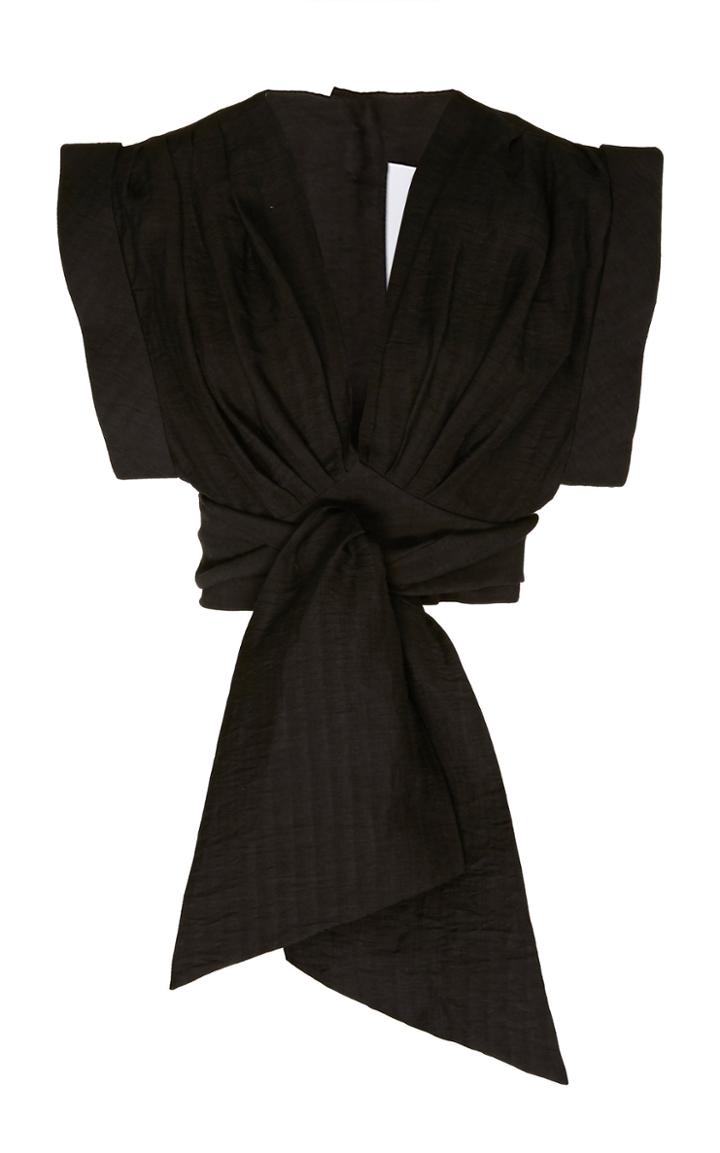 Acler Eudon Tip Deep V-neck Top