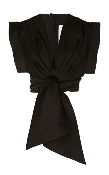 Acler Eudon Tip Deep V-neck Top