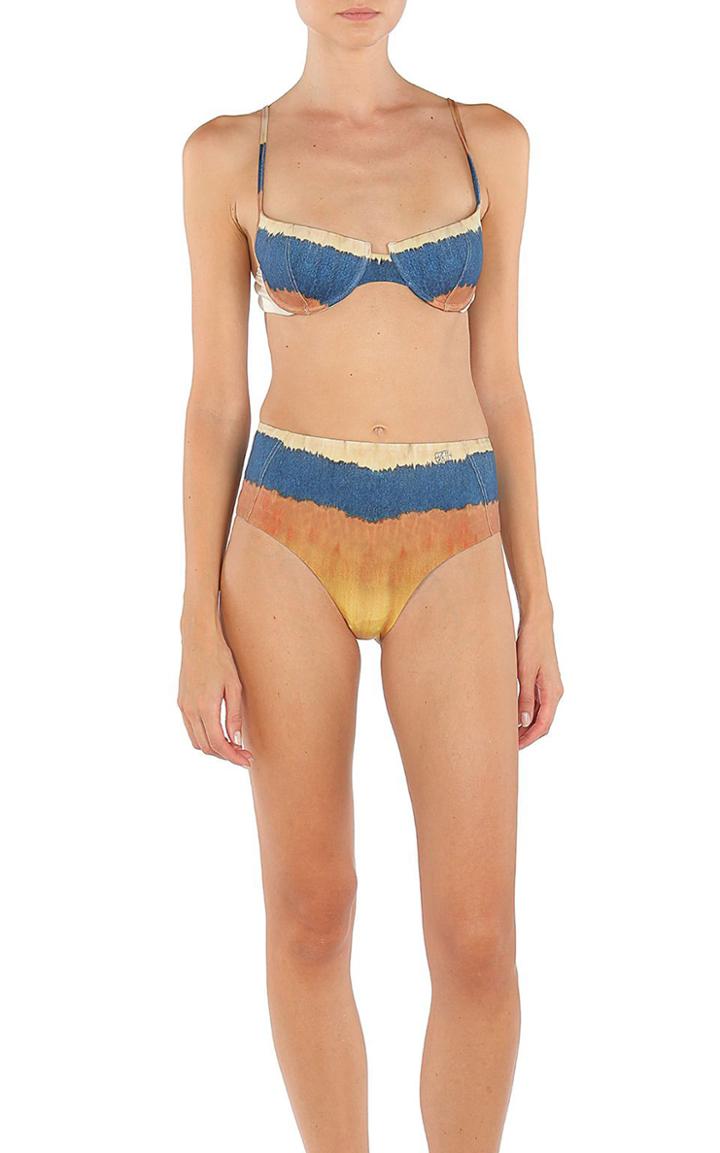 Moda Operandi Alberta Ferretti I Love Summer Tie Dye Bikini