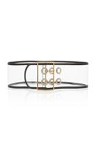 Maison Boinet Pvc And Leather Waist Belt Size: 75 Cm