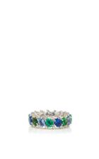 Qayten Ez Sapphire And Emerald Ring