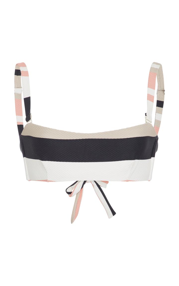 Asceno Stripped Wrap Bikini Bandeau