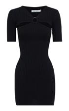 Moda Operandi Anna Quan Sierra Cotton Ribbed-knit Mini Dress