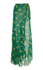 Adriana Degreas Josephine Baker Pareo Long Skirt With Ruffles