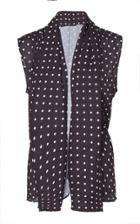 Haider Ackermann Draped Polka Dot Blouse