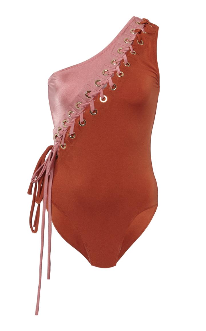 Oye Swimwear Charlotte Tie-front Swimsuit