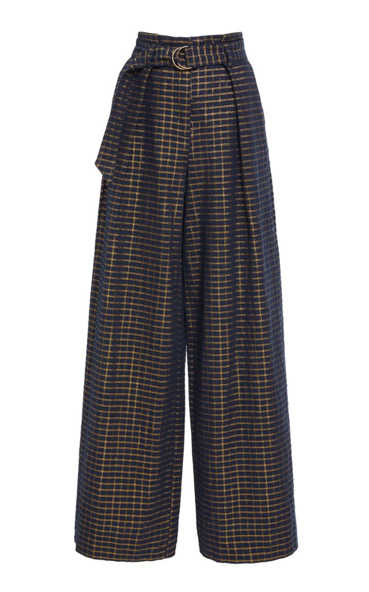 Ulla Johnson Rhodes Cotton-blend Straight-leg Trousers