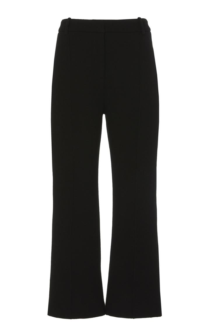 Moda Operandi Brandon Maxwell Creased Front Cropped Trouser Size: 2