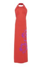 Sissa Antonina Volant Halter Dress