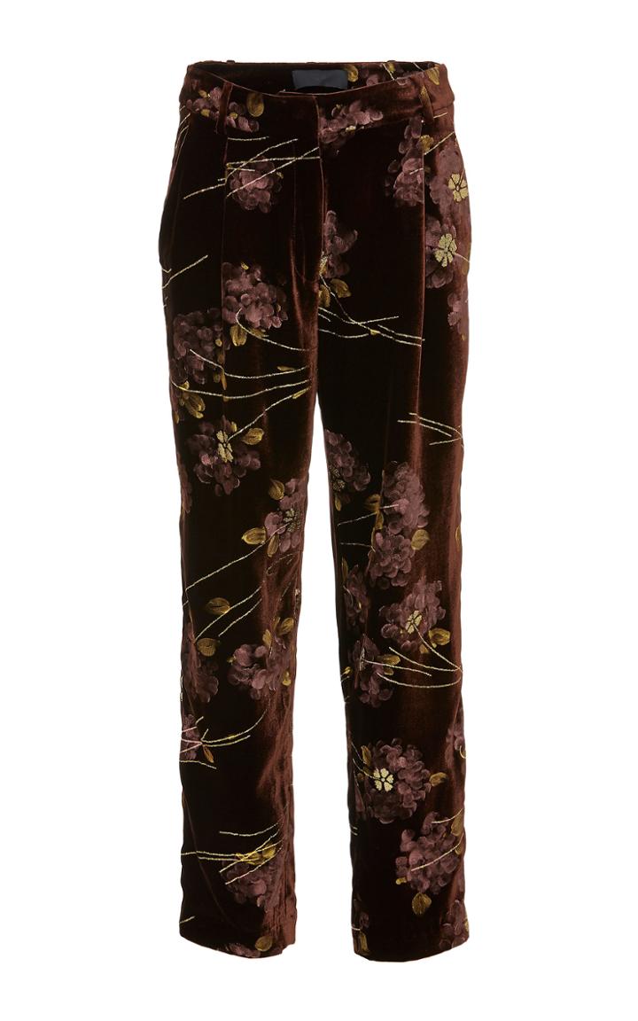 Co Painted Velvet Pants