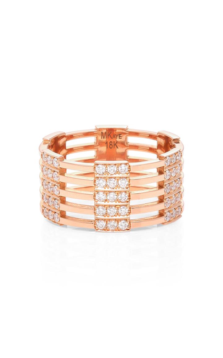 Melissa Kaye Izzy 18k Pink Gold Diamond Ring