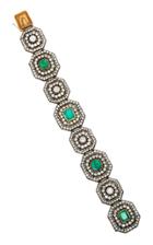 Vintage David Andersen Emerald And Diamond Bracelet