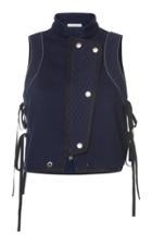 Philosophy Di Lorenzo Serafini Indigo Cotton Vest