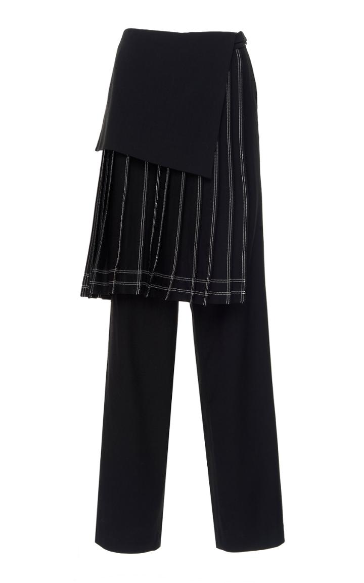 Off-white C/o Virgil Abloh Pleated Wool Pant