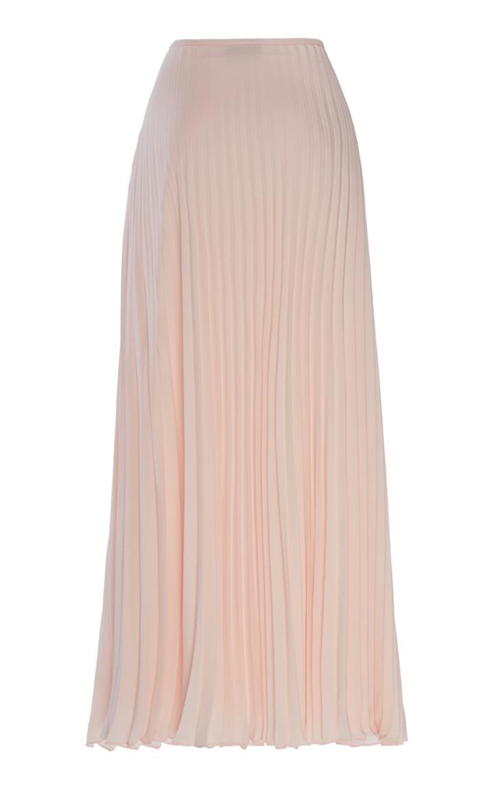 Noon By Noor Billie Pleated Georgette Maxi Skirt
