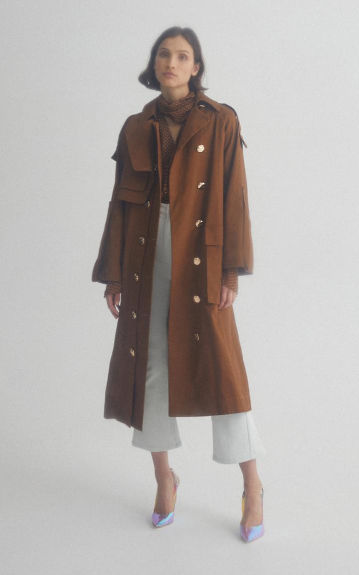 Moda Operandi Acler Alston Long Lined Trench