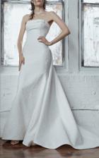 Isabelle Armstrong Isa Strapless Textured Gown