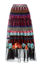 Temperley London Black Aura A-line Skirt