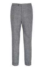 Isaia Flat Front Side Tab Dress Trouser