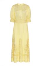 Bytimo Satin Lace Midi Dress