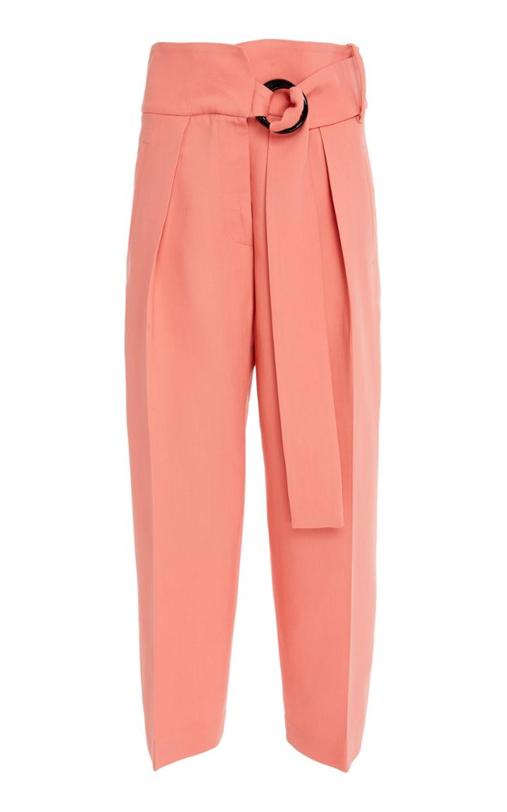 Petar Petrov Hayes High-waist Wool-silk Cropped Pants
