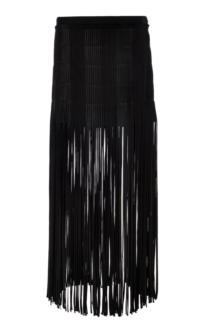 Monse Spaghetti Fringe Skirt