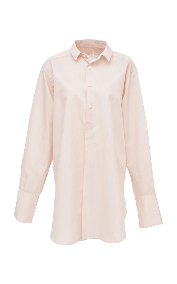 Saptodjojokartiko Blush Oversized Cotton Shirt