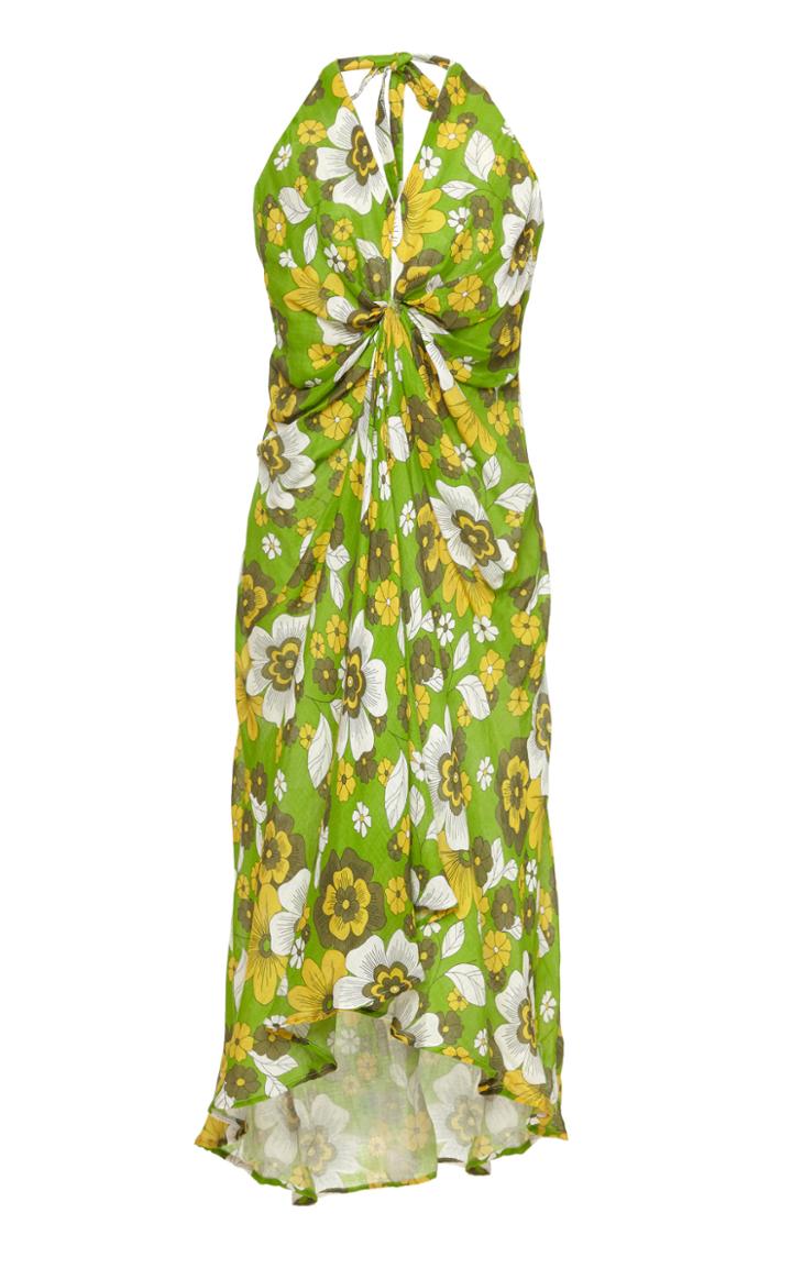 Dodo Bar Or Jennifer Floral-print Cotton-voile Midi Dress