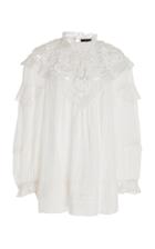 Isabel Marant Galia Long-sleeve Linen Dress
