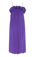 Moda Operandi Victoria Beckham Asymmetric Off-the-shoulder Silk Dress Size: 6