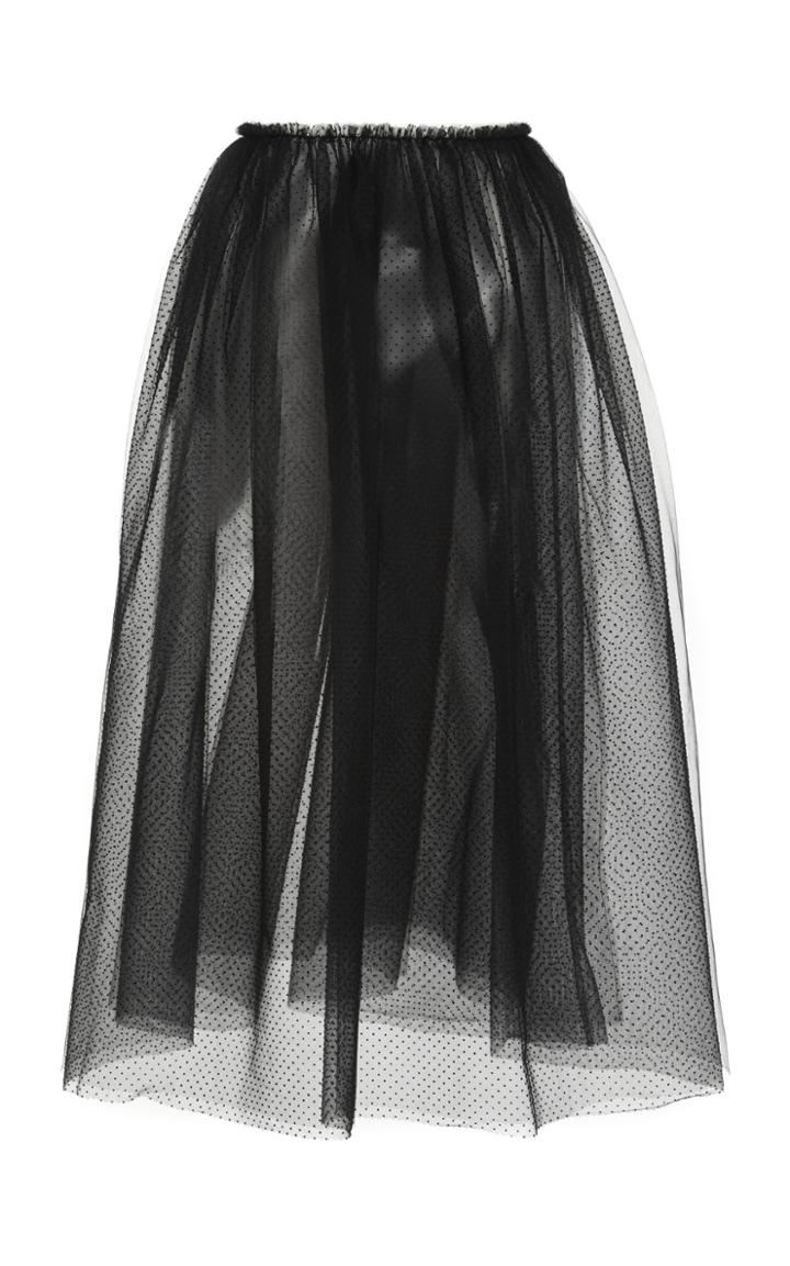 Ryan Lo Polka Dot Tulle Skirt
