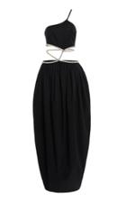 Moda Operandi Christopher Esber Crystal Tie Cocoon Dress Size: 8