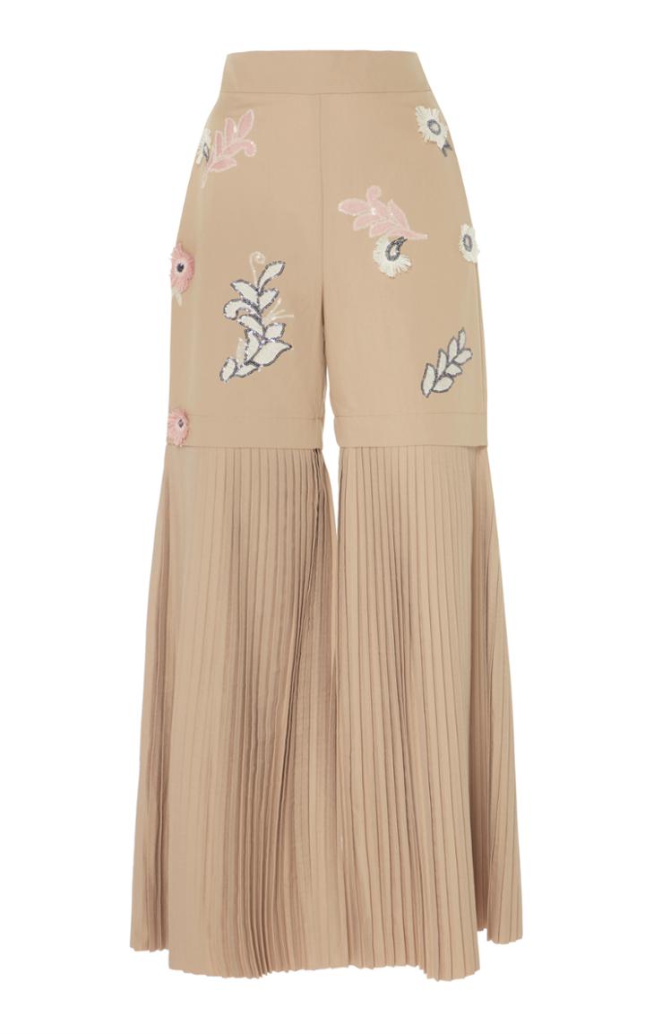 Huishan Zhang Mariella Cut Pleated Trouser