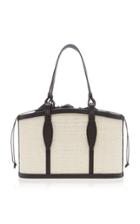 Hunting Season The Small Basket Leather-trimmed Fique Bag