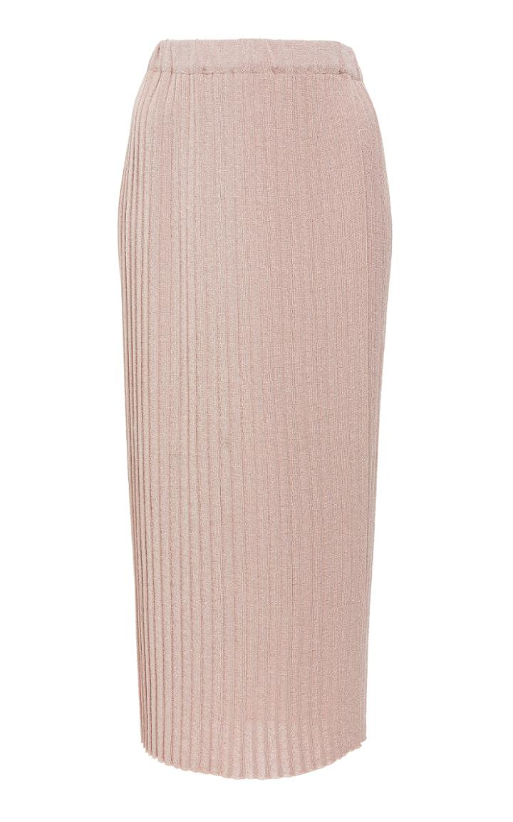 Alena Akhmadullina Pleated Knit Skirt